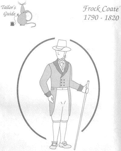 Sewing Pattern Men's Coat Civil War 1858 Frock Coat by CatBazaar
